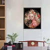 uk.everydayedeals (Limited Stock)Diamond Painting - Round AB Drills - Literary Retro Girl(45*55cm)