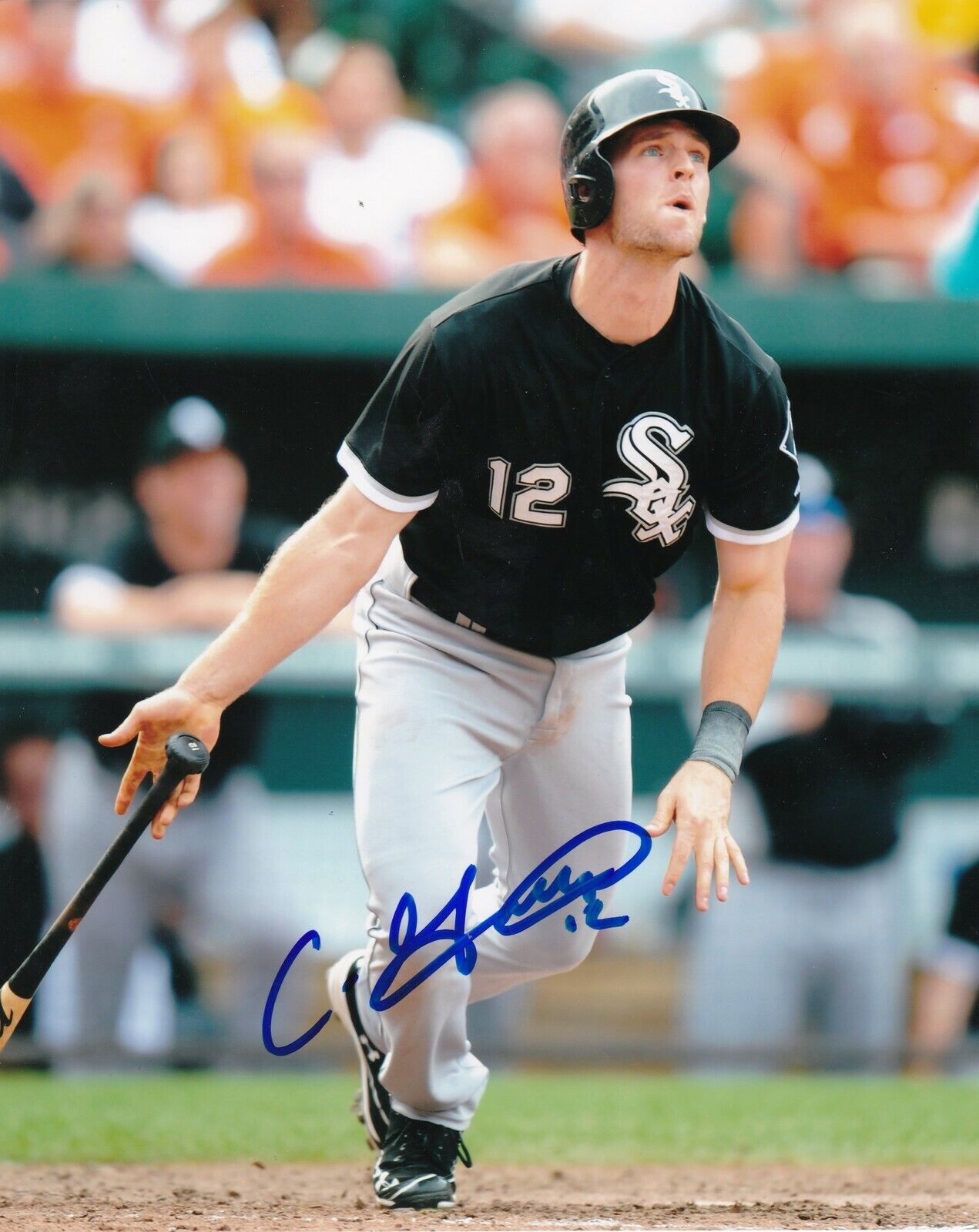 CONOR GILLASPIE CHICAGO WHITE SOX ACTION SIGNED 8x10