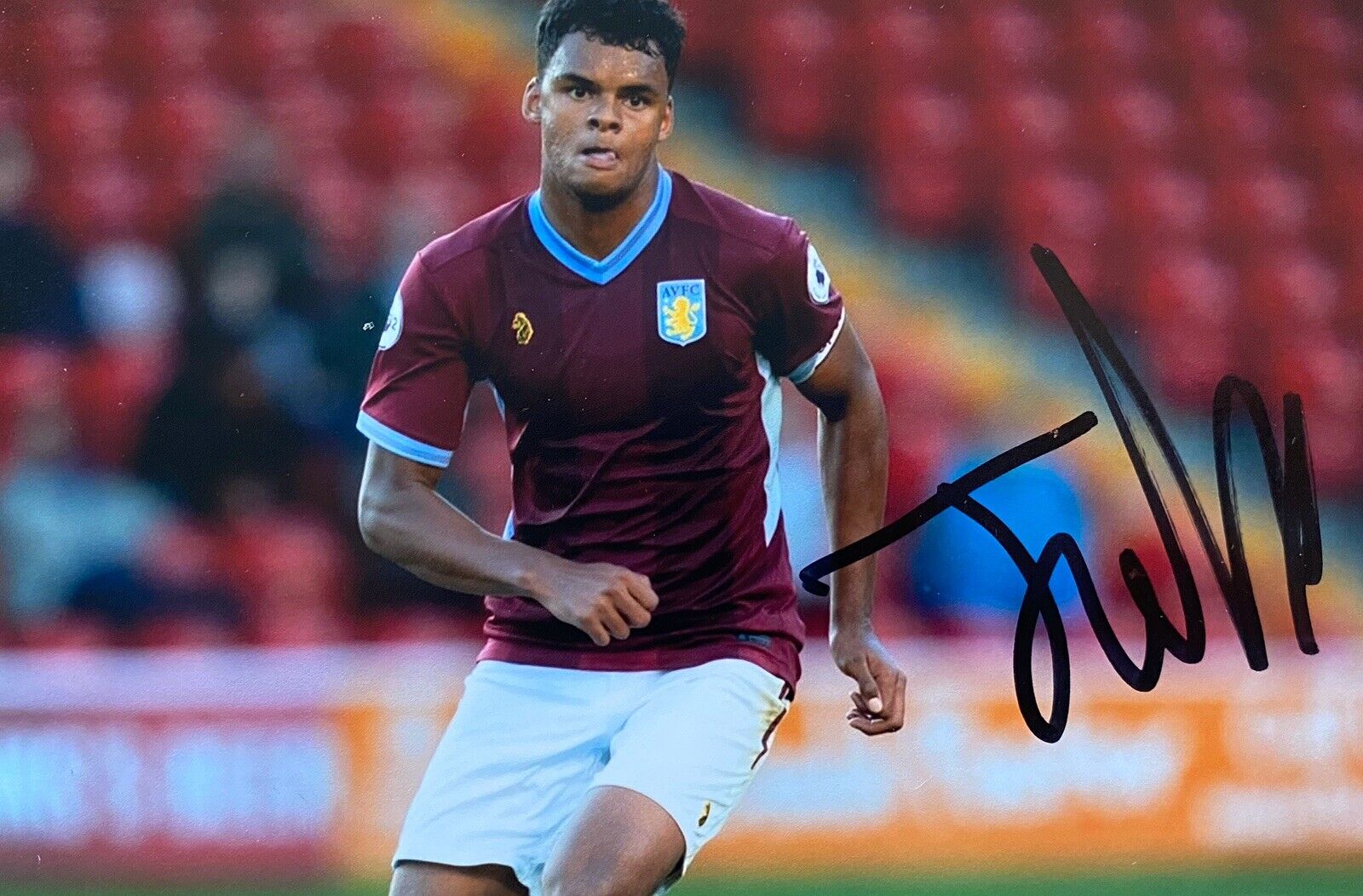 Jacob Bedeau Hand Signed 6X4 Photo Poster painting - Aston Villa