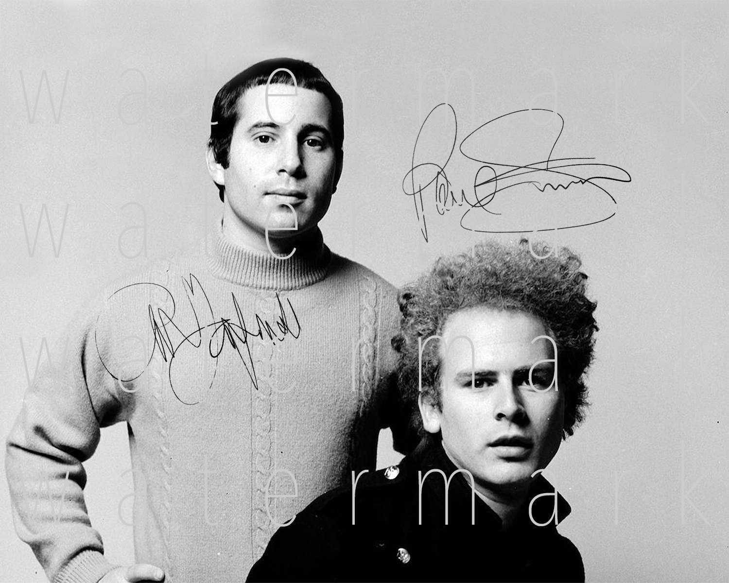 Simon and Garfunkel signed Photo Poster painting 8X10 poster picture autograph RP