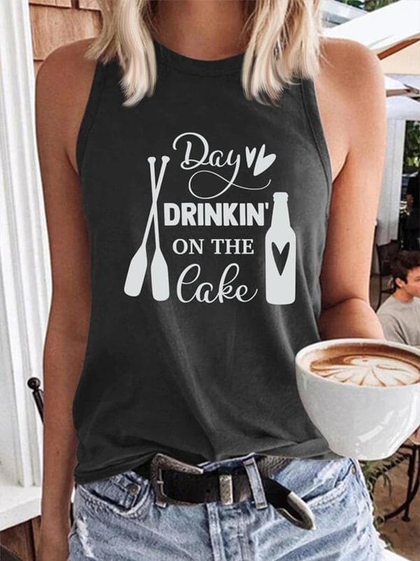 Day Drinking On The Lake Tank Top