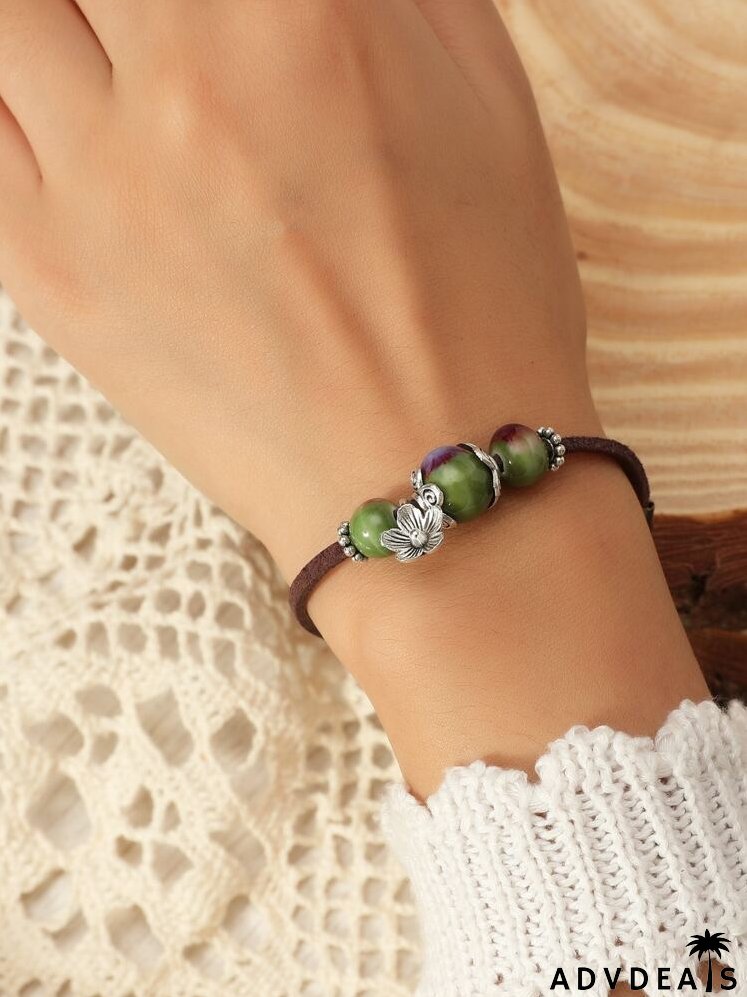 Flower Charm Bracelet