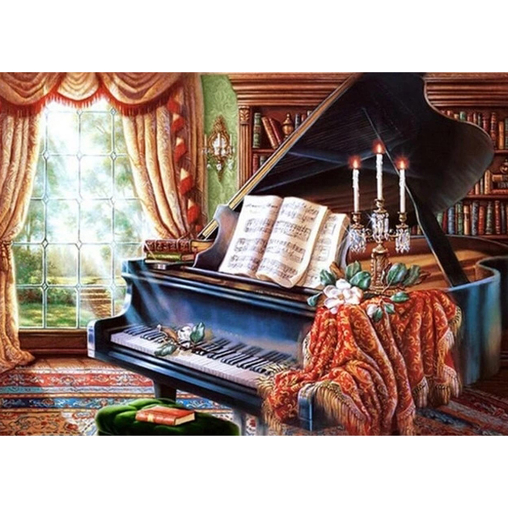 

Piano - Round Drill Diamond Painting - 30*40CM, Round diamond 30*40cm, 501 Original