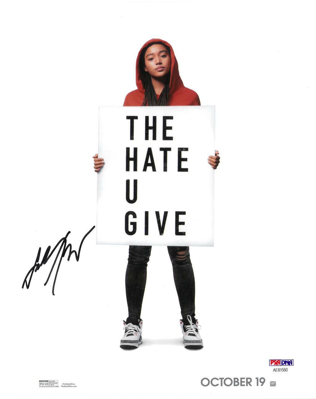 Amandla Stenberg Signed The Hate U Give Autographed 8x10 Photo Poster painting PSA/DNA #AE81550