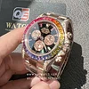 Rolex Daytona 116595RBOW Rainbow Black Dial Rose Gold Super Clone