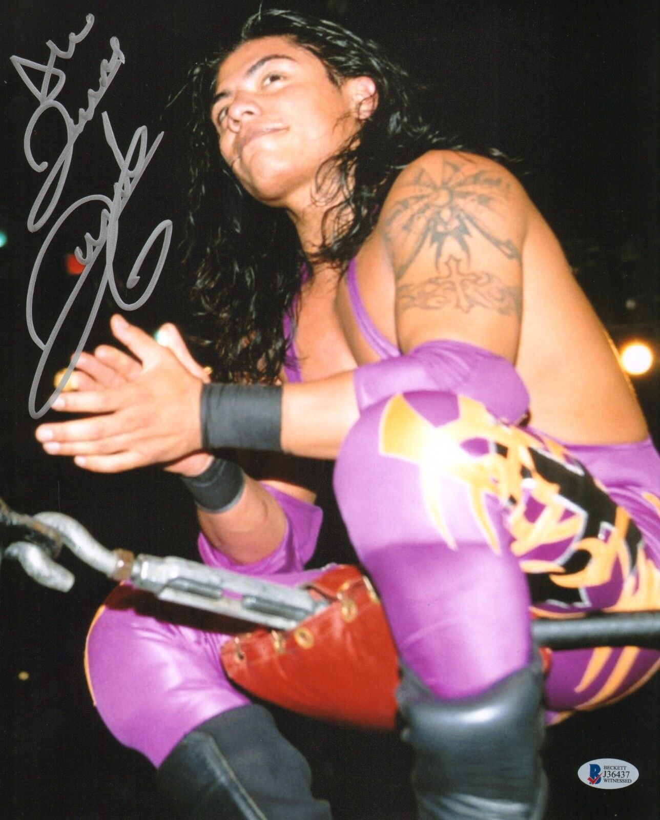 Juventud Guerrera Signed 11x14 Photo Poster painting BAS Beckett COA WWE WCW Picture Autograph 3