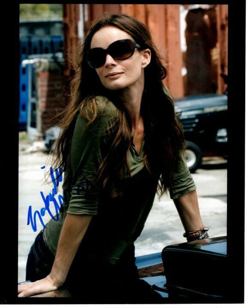 Gabrielle anwar signed autographed burn notice fiona glenanne Photo Poster painting