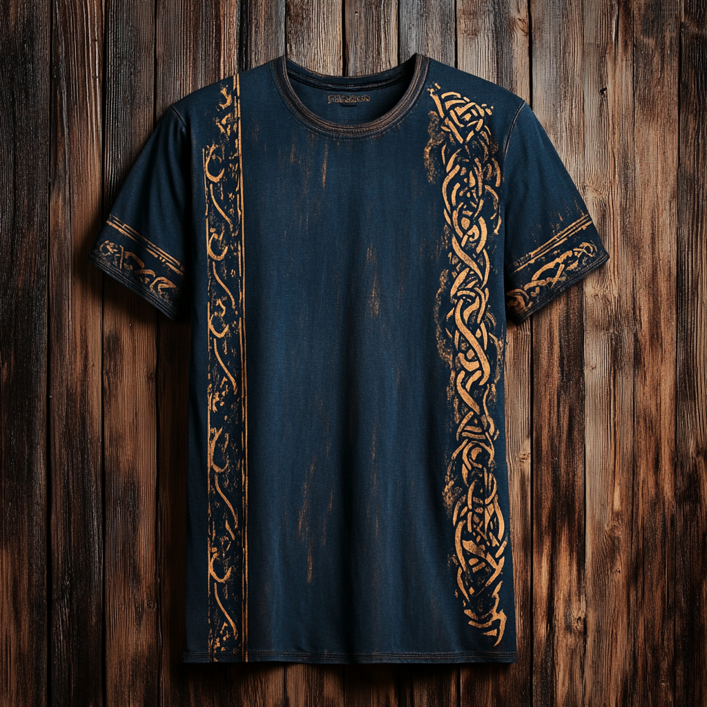 Men's Viking Nordic Celtic Golden Knot T-shirt / Rvogue / Rvogue