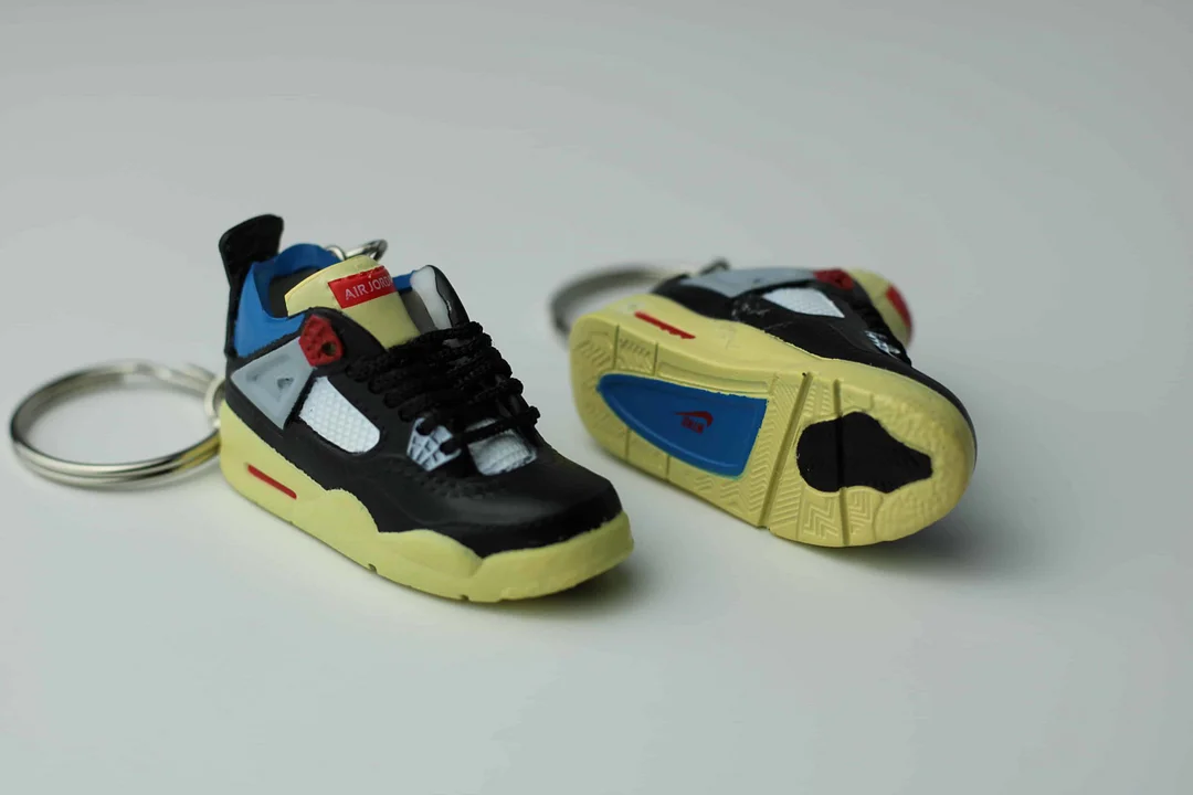 AJ 4 Union "Off Noir" -Sneakers 3D Keychain