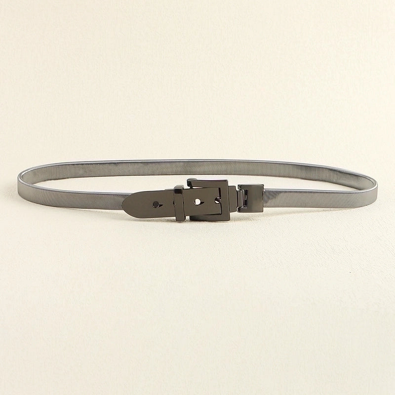 Elegant Minimalist Geometric Alloy Women’s Chain Belts