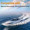 KPALAG Oil Pressure Sender Sensor Sending Unit Compatible with Mercury Mercruiser Volvo Penta Omc Replace#: 815425T 8M0068784 3857532 18-5899