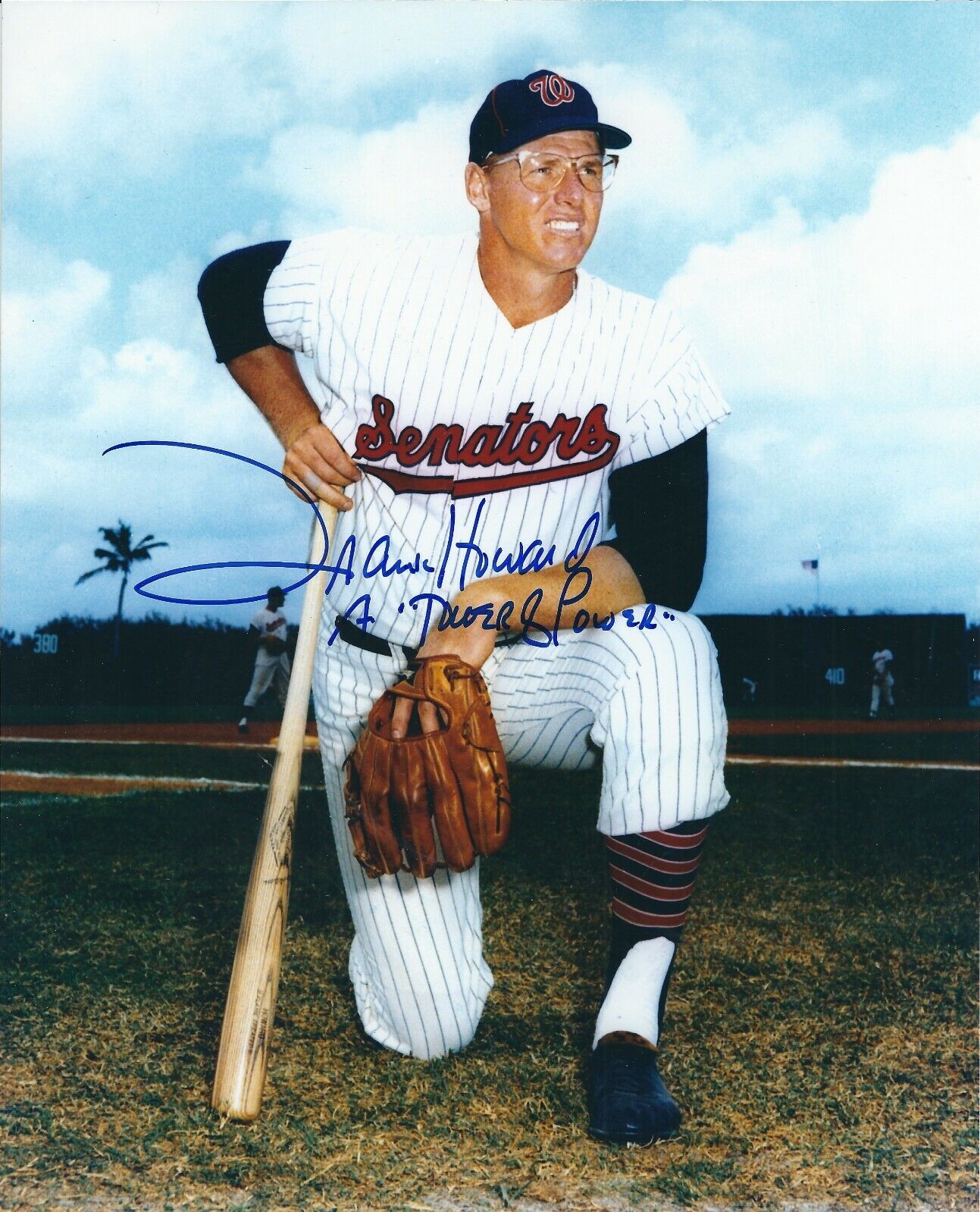 Autographed FRANK HOWARD Washington Senators 8x10 Photo Poster painting- COA