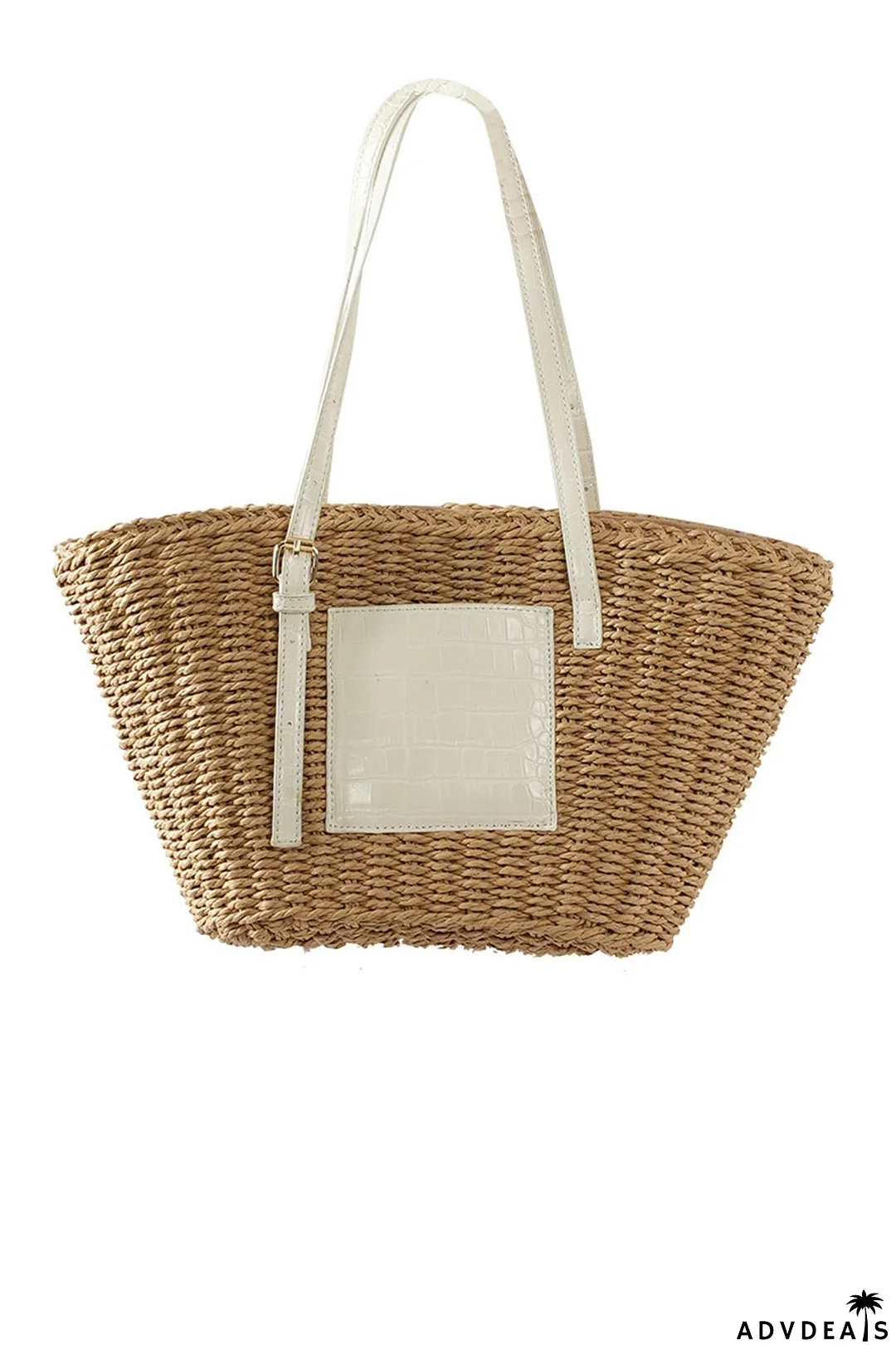 Handmade Side Pocket Straw Bag