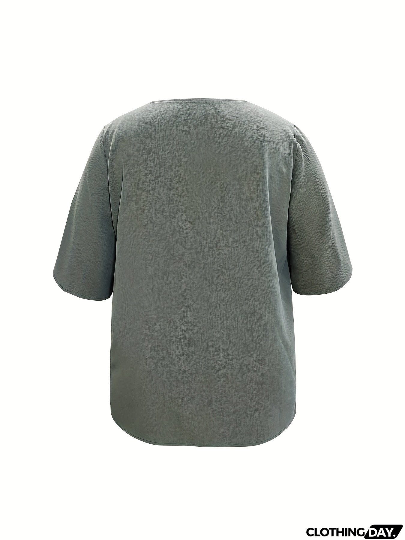 Plus Size Open Front Half Sleeve Cardigan