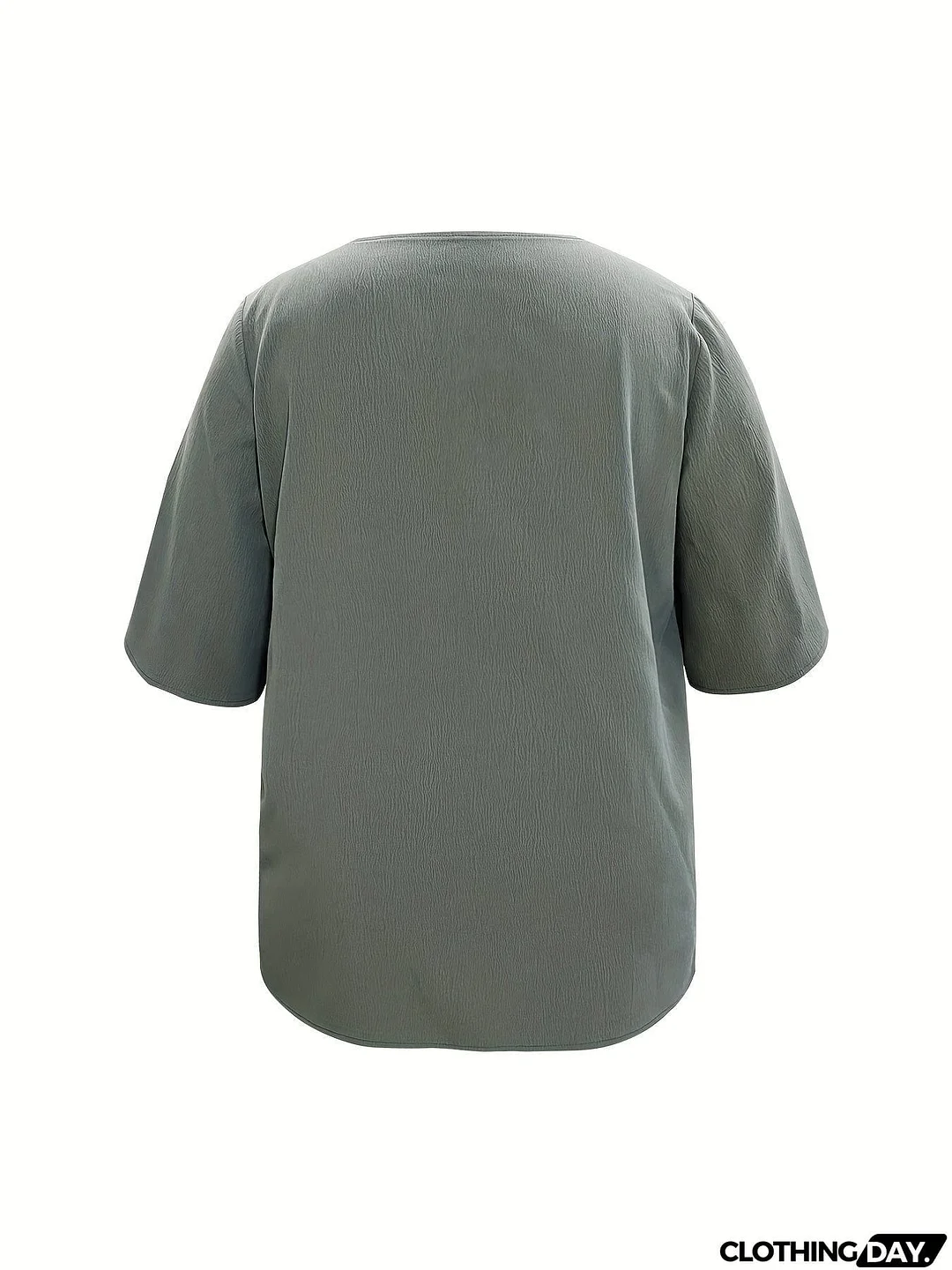 Plus Size Open Front Half Sleeve Cardigan