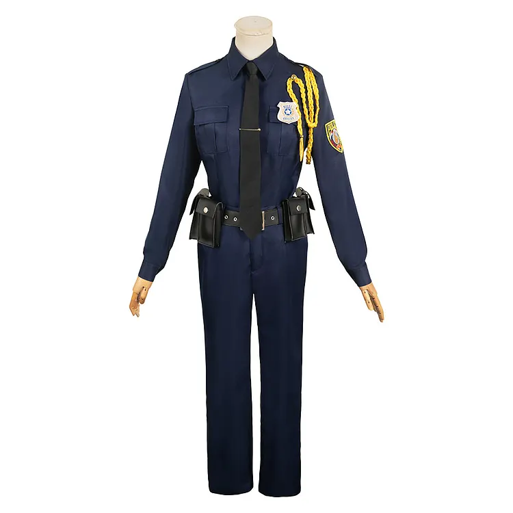 Zootopia 2 Judy Hopps Blue Police Uniform Outfits Cosplay Costume Halloween Carnival Suit