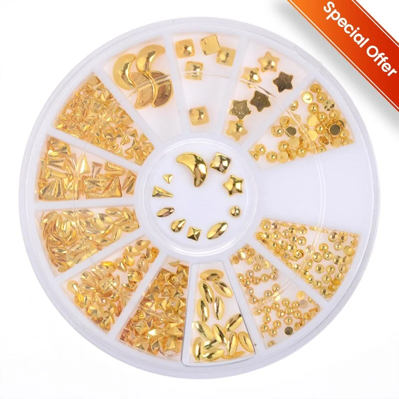 Mixed Color Chameleon Nail Rhinestone Glitter Small Irregular Beads For  Nail Art 3D Decoration Stone In Wheel DIY Tips-Nail Inspo