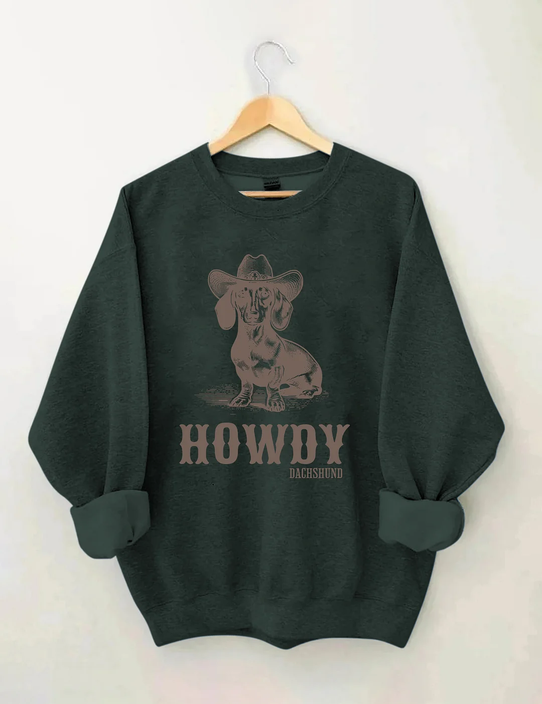 Howdy Dachshund Sweatshirt