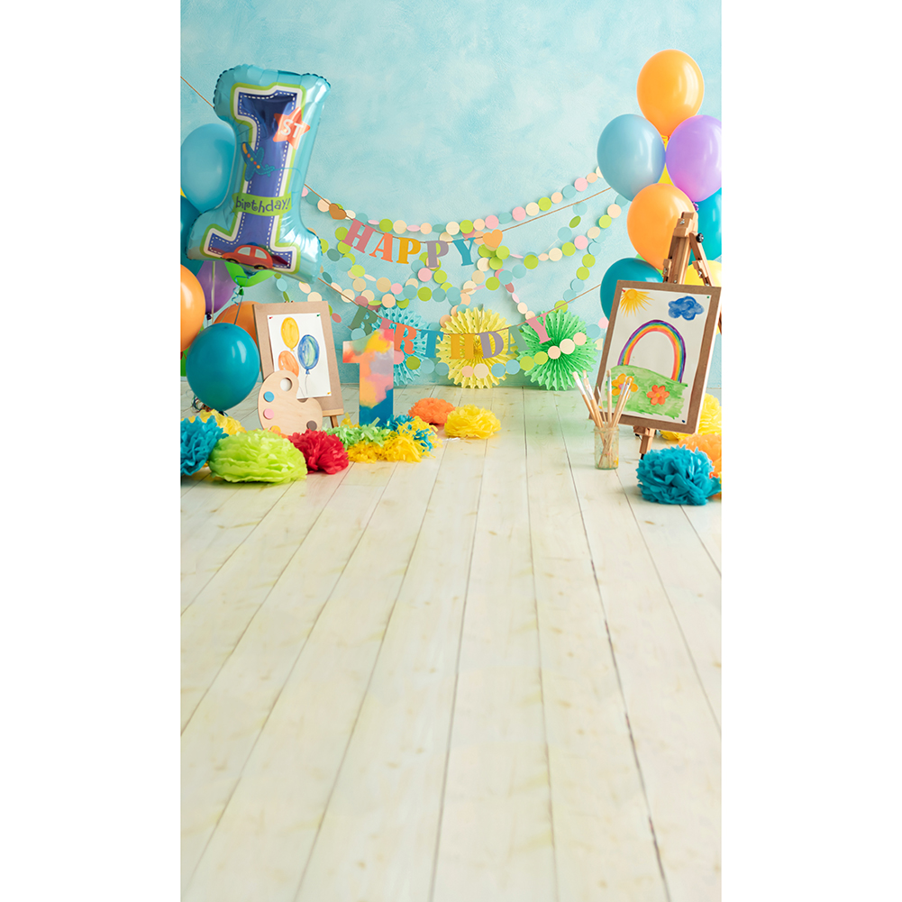 

Balloon Birthday Background Cloth Home Decor Photo Prop Backdrop (148, 501 Original