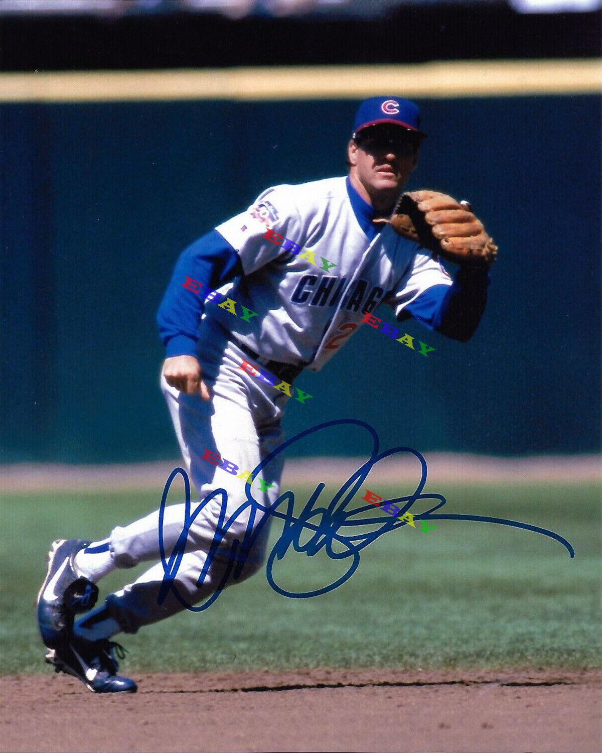 RYNE SANDBERG CHICAGO CUBS Signed Autographed Signed 8x10 Photo Poster painting Reprint