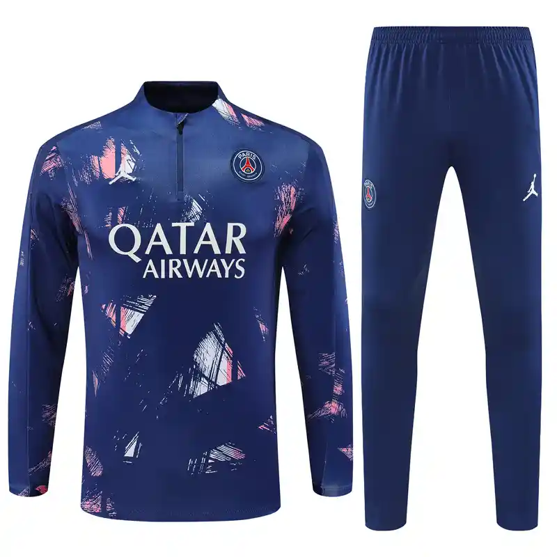 24/25 PSG Royal Blue Camouflage Style Track Jacket