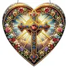 Cross 2D Flat DIY Diamond Painting Pendant Single-Sided Rhinestone