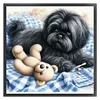 Dog And Bear-11CT Stamped Cross Stitch 40*40cm/15.75*15.75in tapestrymarket