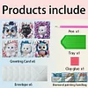 uk.everydayedeals 6Pcs DIY Diamond Painting Greeting Card - Owl Cat