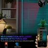 1080P HD Wireless Surveillance Cam Built-in Battery WiFi Monitor Camera Supports Night Vision Motion Detection for Baby Pet & Elder