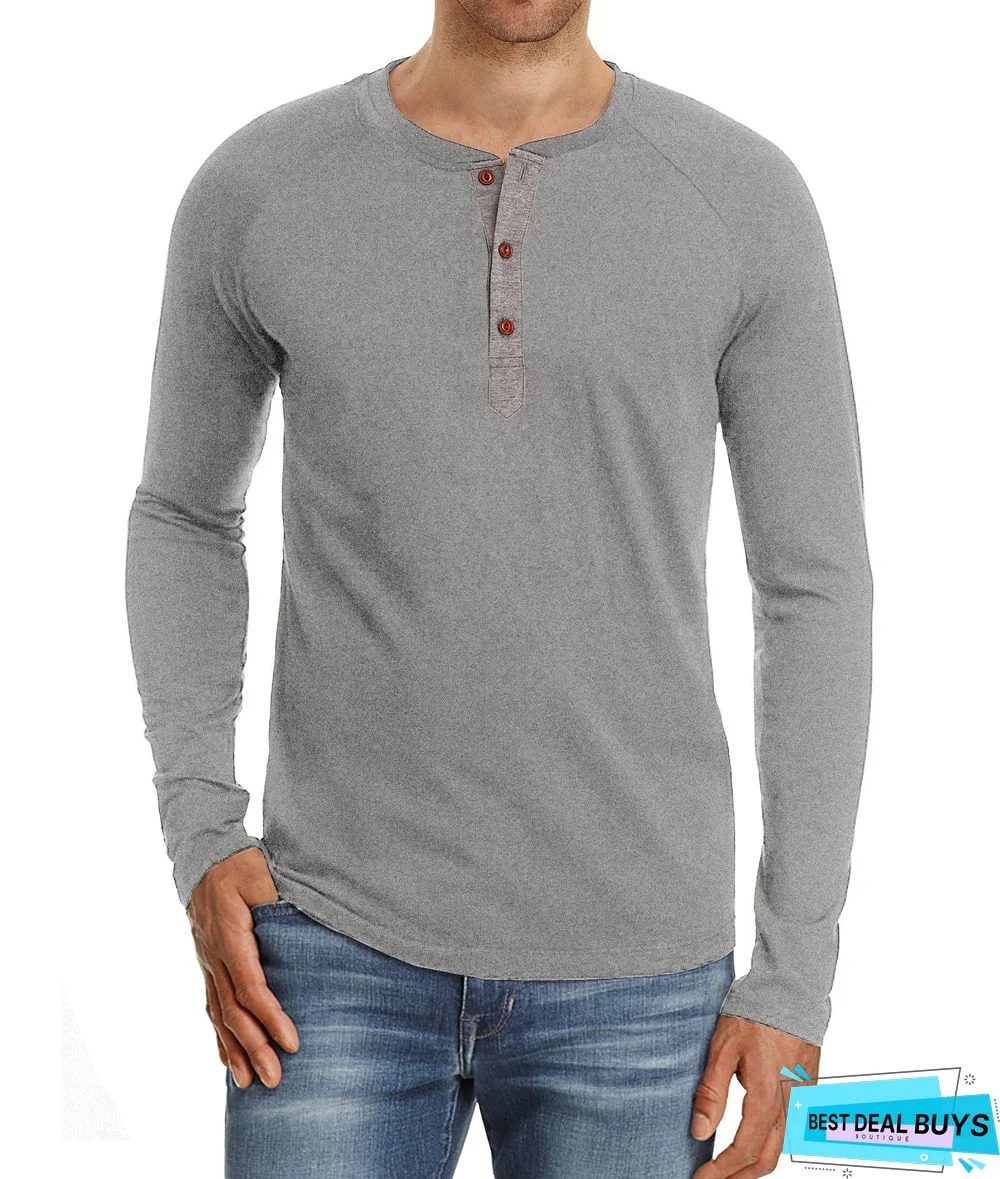 Men's Wear Long Sleeve T-Shirt Round Neck Bottoming Shirt