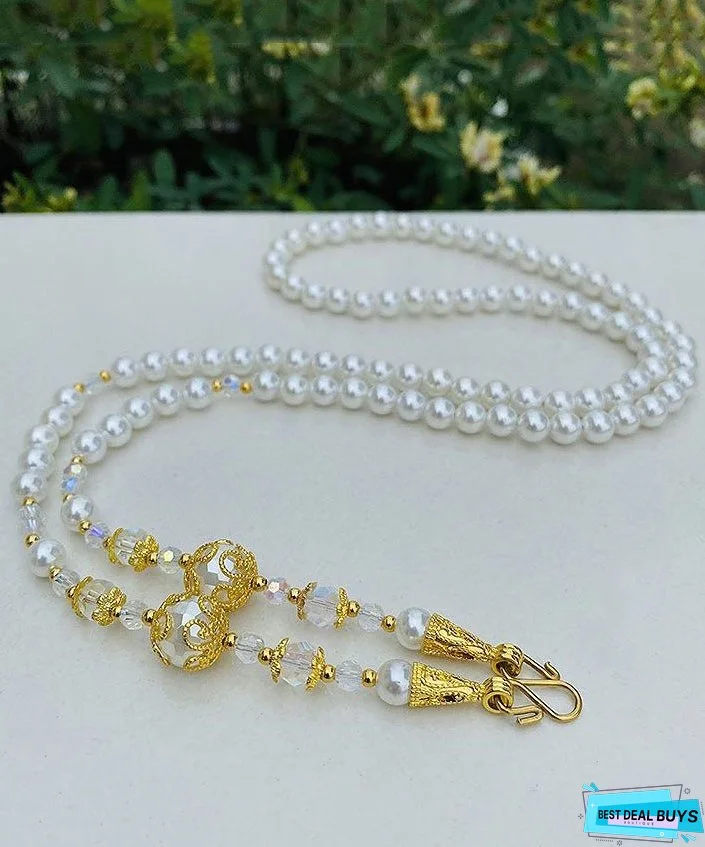 Style Gold Overgild Beading Graduated Bead Necklace