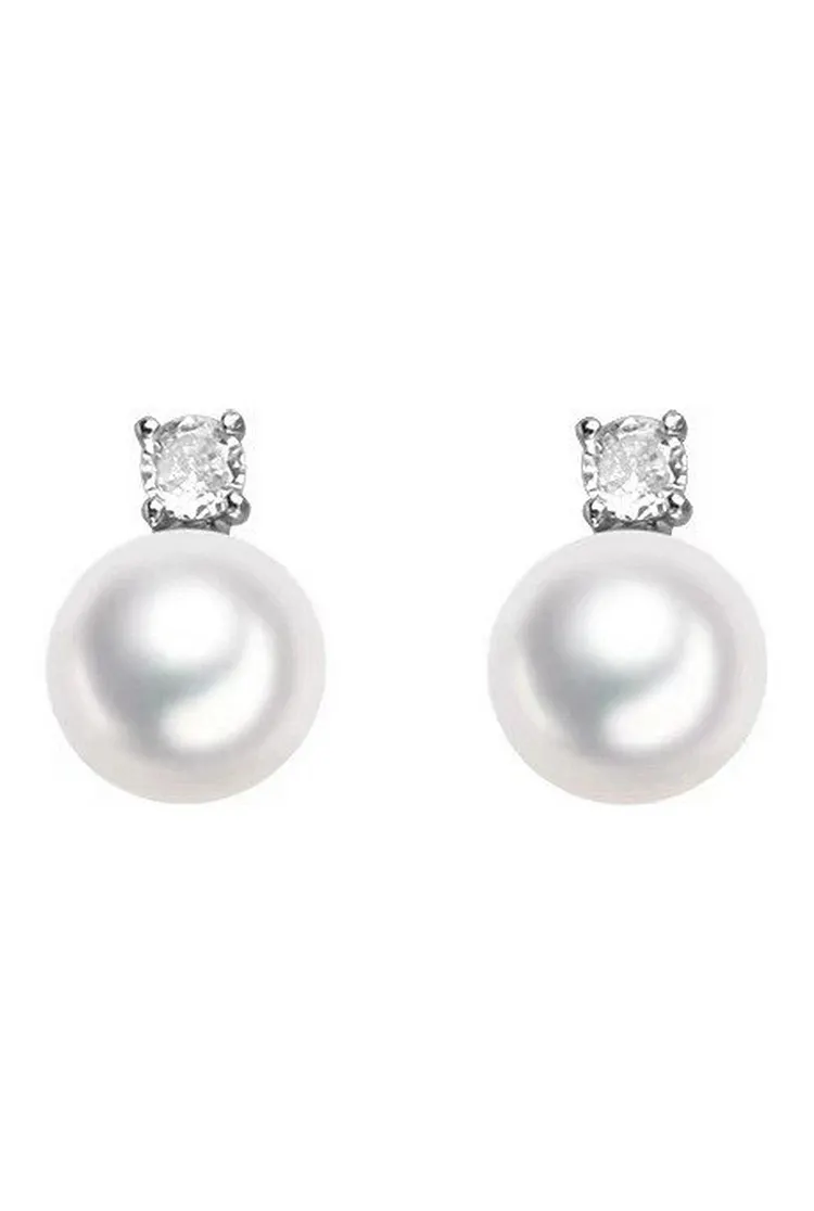 Pearl Stud Earrings for Women Minimalist Spring Summer Jewelry