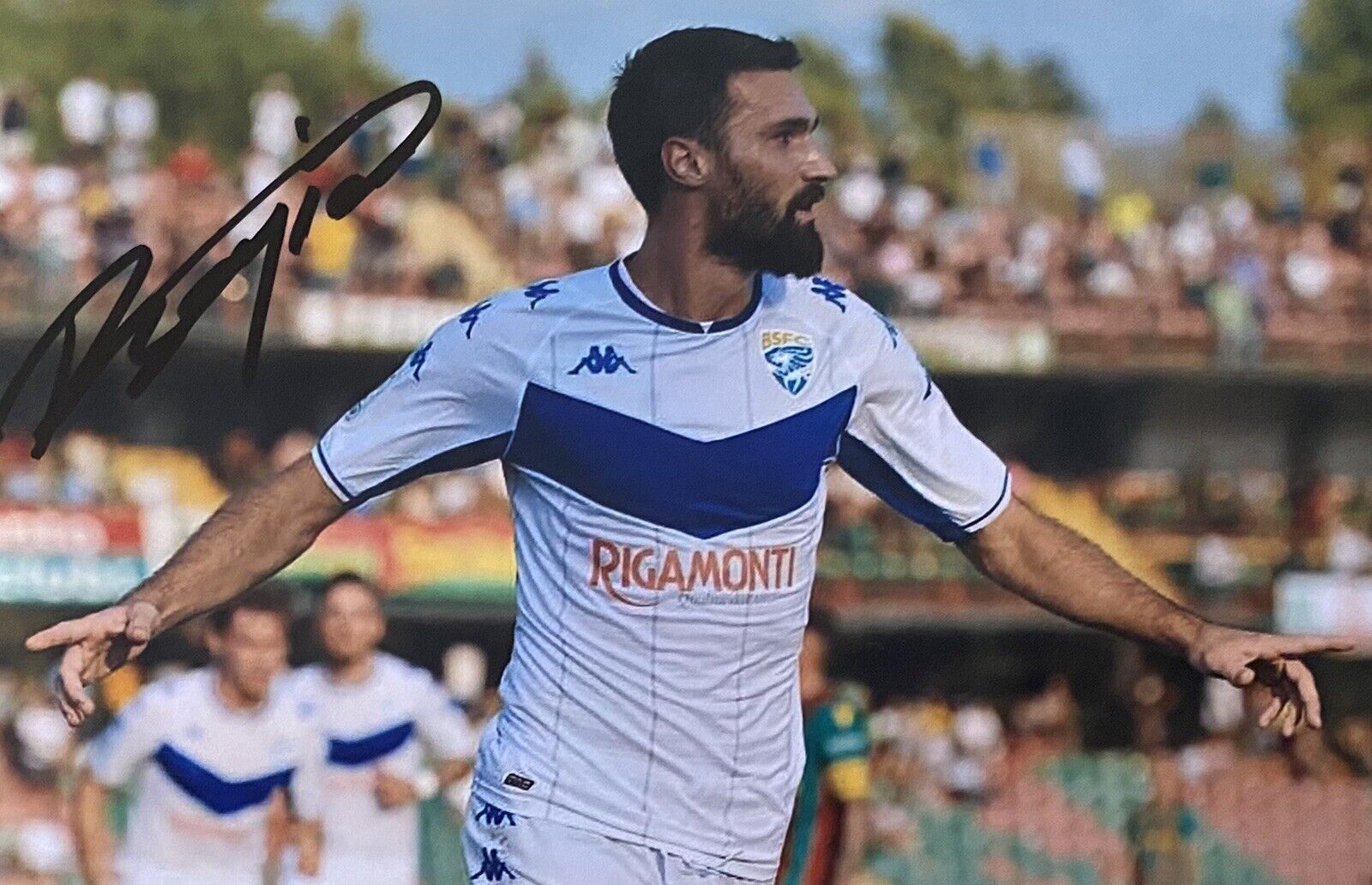 Riad Bajic Hand Signed Brescia 6X4 Photo Poster painting 3