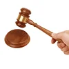 Wooden Judge Hammer Handcrafted Delicate Wood Adjudgement Gavel for Lawyer Judge