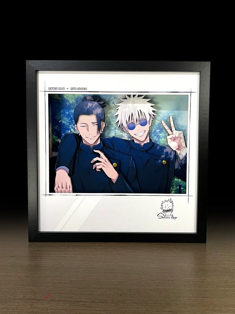 MOMO Studio - Jujutsu Kaisen - Decorative Painting of Gojo & Geto Scene-