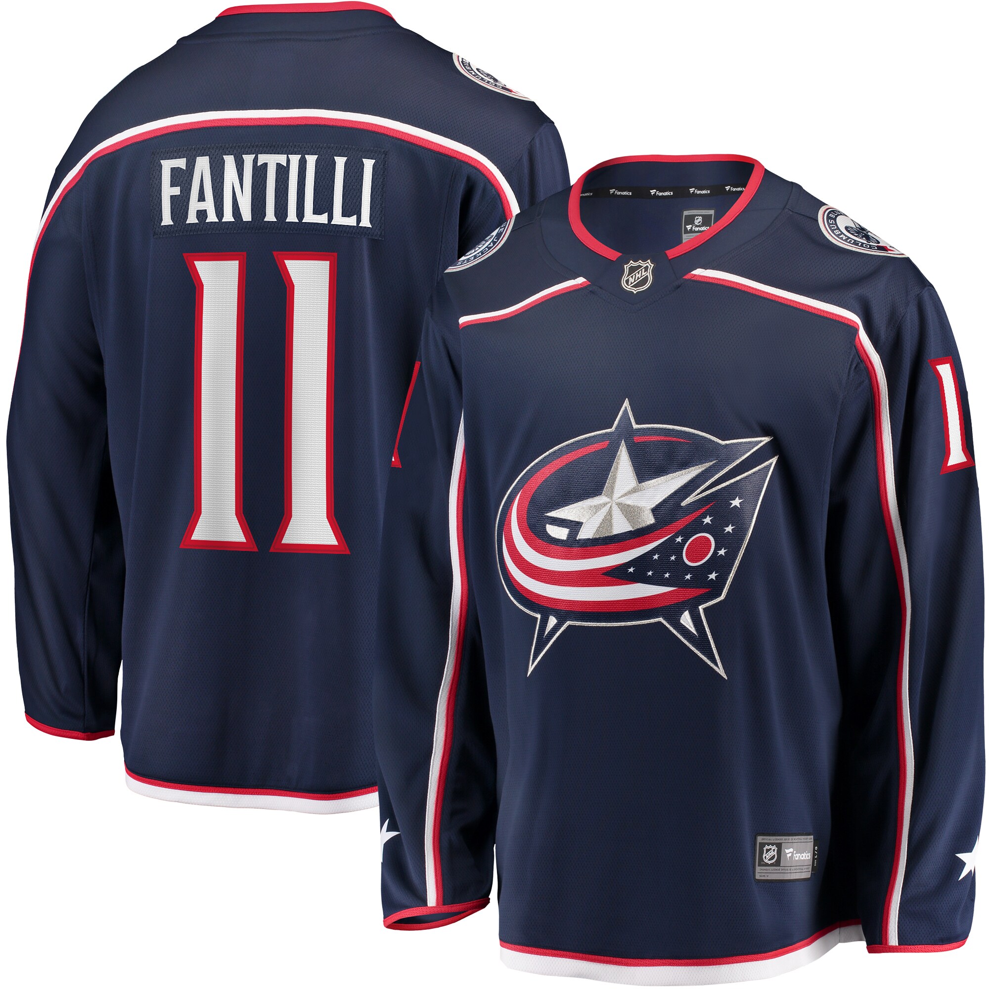 Adam Fantilli Columbus Blue Jackets Fanatics Home Breakaway   Jersey – Navy mysite