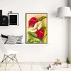 Diamond Painting -DIY Full Square Drill Red White Flower(50*40 CM)