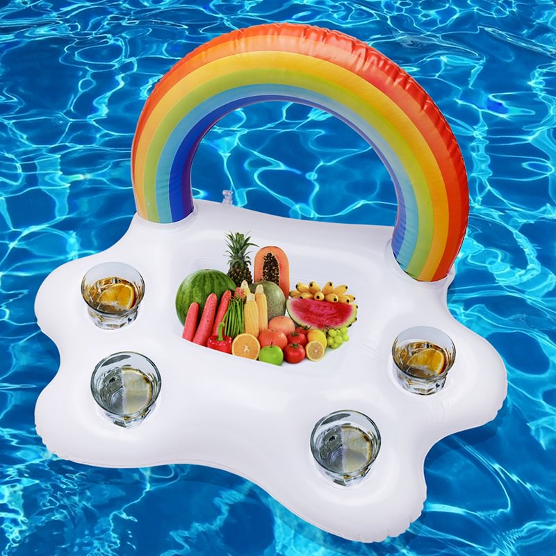 Inflatable Cup Holder Swimming Pool Float Pool Toy、、sdecorshop