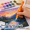 Resin Diamond Painting Point Drill Pen with 4 Various Tips Painting Arts 5D Point Drill Pen Diamonds Art Points Drills Pens for Nail Arts Rhinestone Decorations Cross-Stitch (Golden yellow)