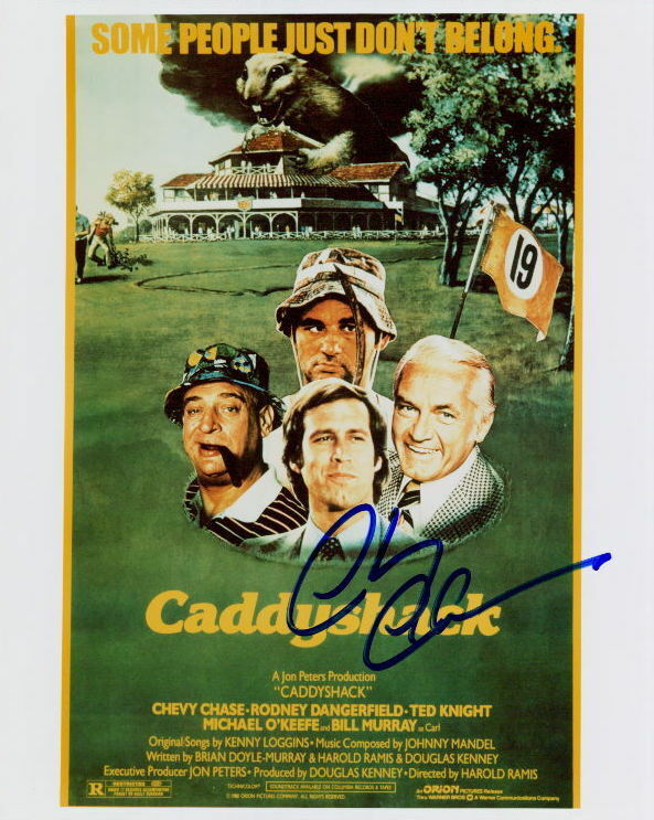 Chevy Chase (Caddyshack) vintage signed 8x10 Photo Poster painting In-person