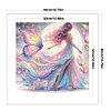 Colorful Butterfly Girl-11CT Stamped Cross Stitch 40*40cm