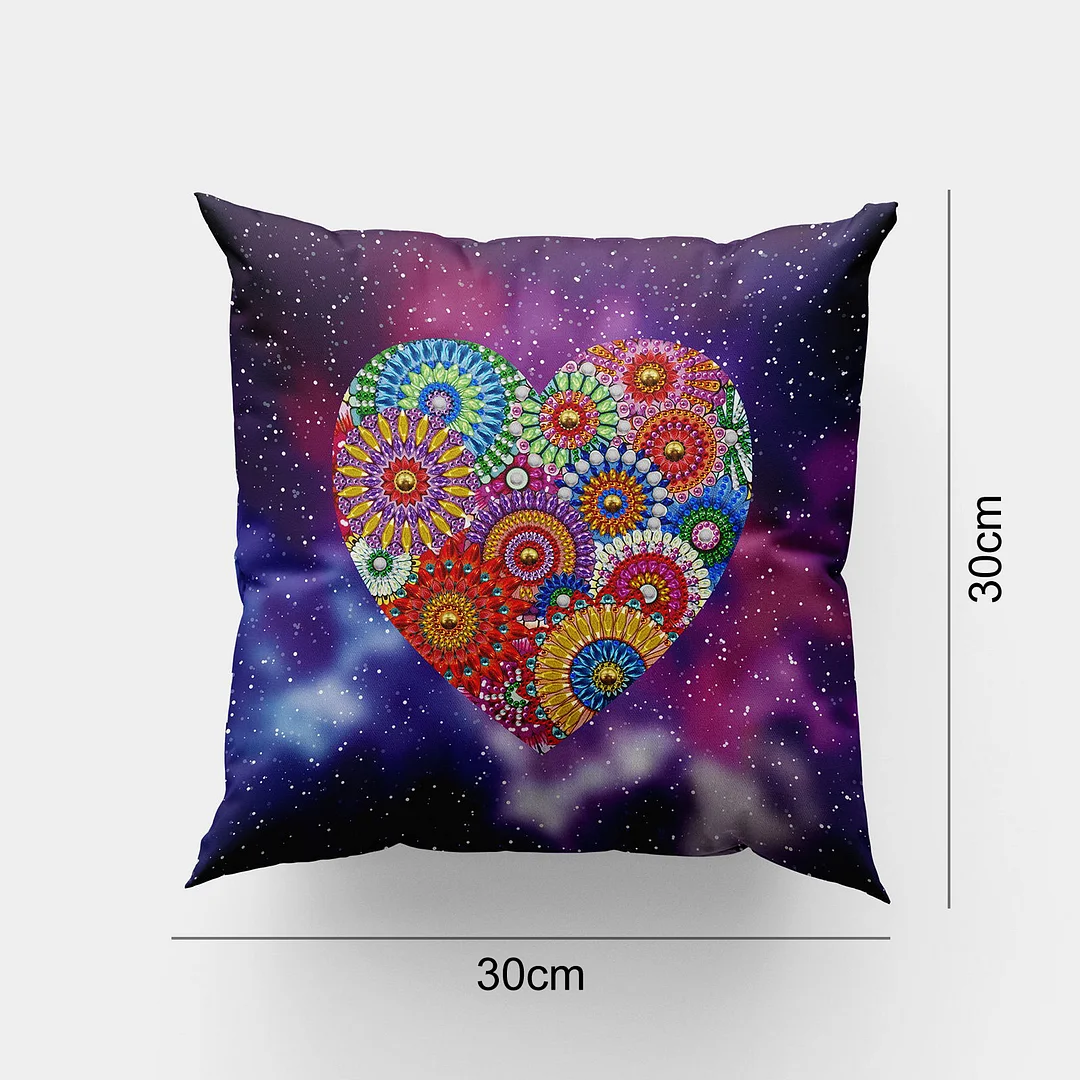 DIY Diamond Painting Pillow Case(30*30cm)(Single Side)