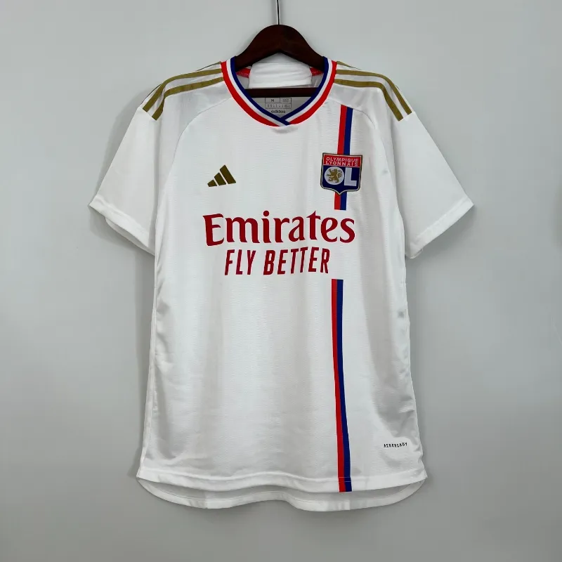 23-24 Lyon Soccer Jersey home