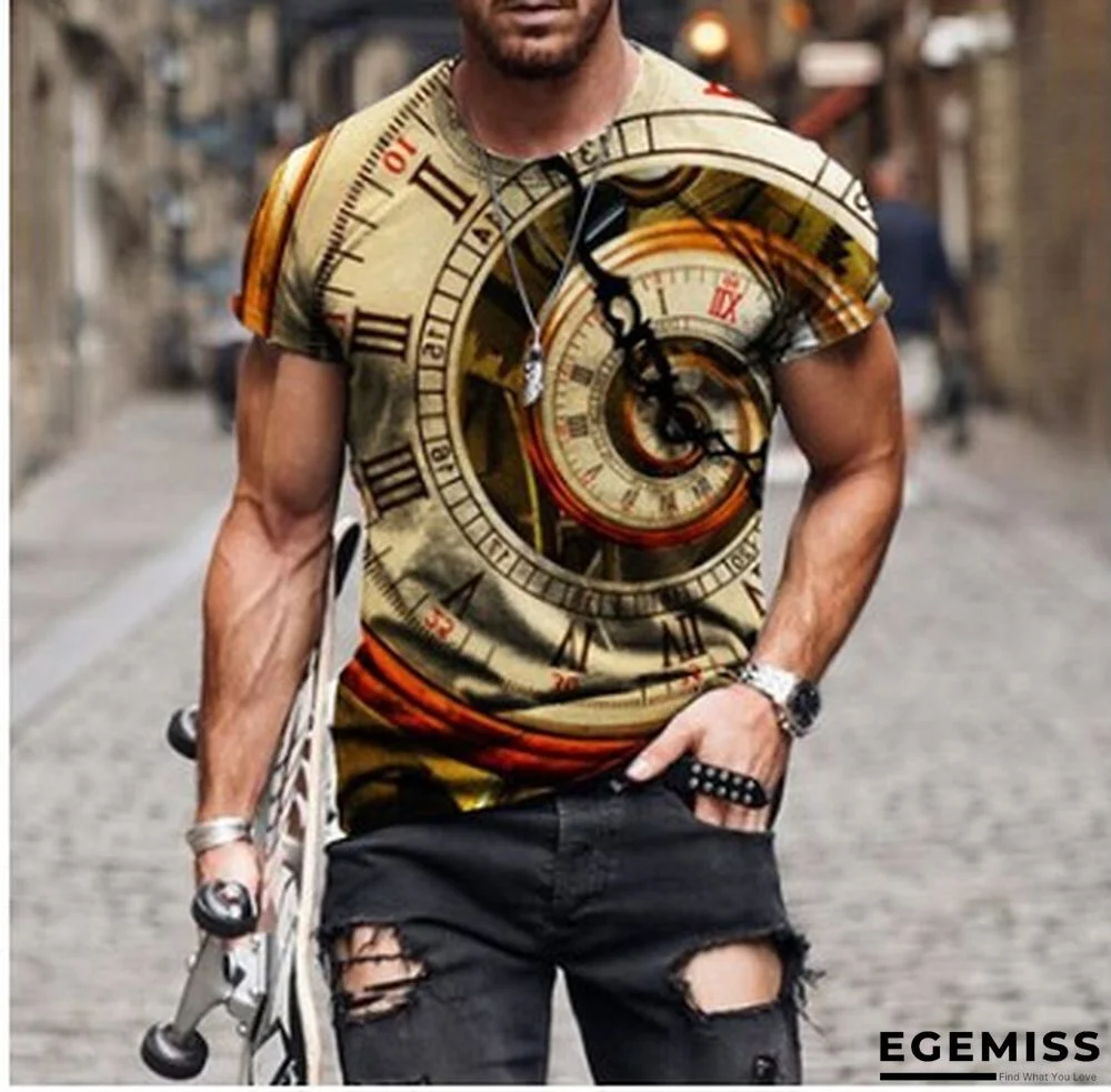 Casual Summer Slim Print Thin Youth T-shirt Trend | EGEMISS