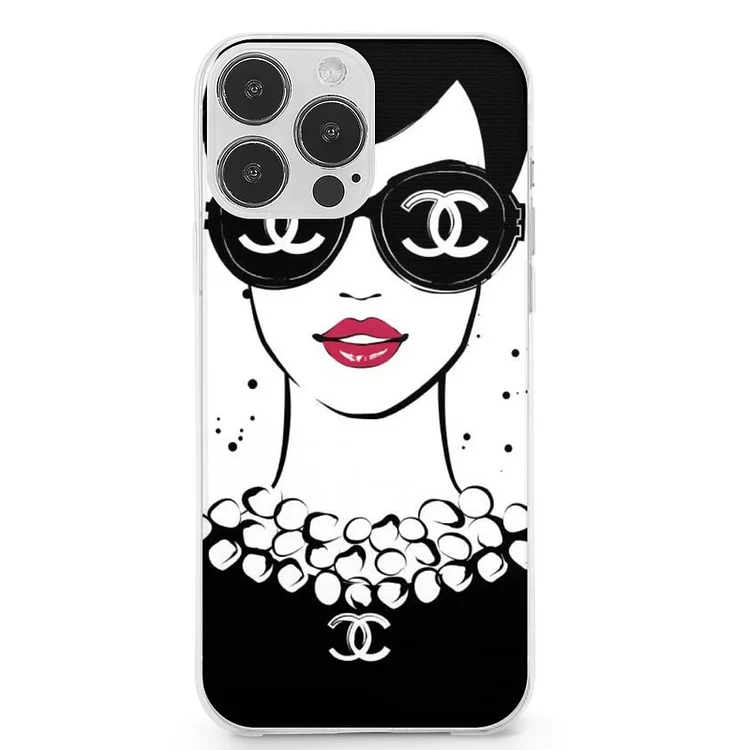 Chanel Lady I Mobile Phone Case Shell For IPhone 13 and iPhone14 Pro Max and IPhone 15 Plus Case - Heather Prints Shirts