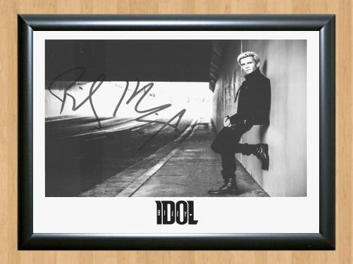 Billy Idol Signed Autographed Photo Poster painting Poster Print Memorabilia A3 Size 11.7x16.5