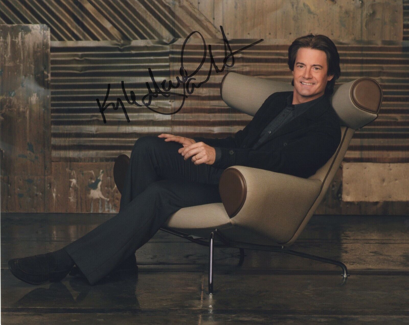 KYLE MACLACHLAN SIGNED AUTOGRAPH 8X10 Photo Poster painting TWIN PEAKS DALE COOPER #3