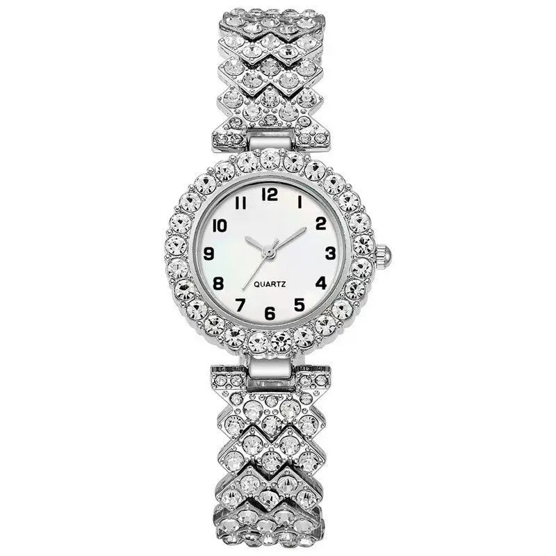 Popular Fashion Digital Diamond Women’s Watch Women’s Watch Quartz Watch Bracelet Women’s Watch Manufacturer In Stock