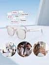 Smart Glasses Earphones Automatic Voice Translation BT 5.4 AI Translator Glasses