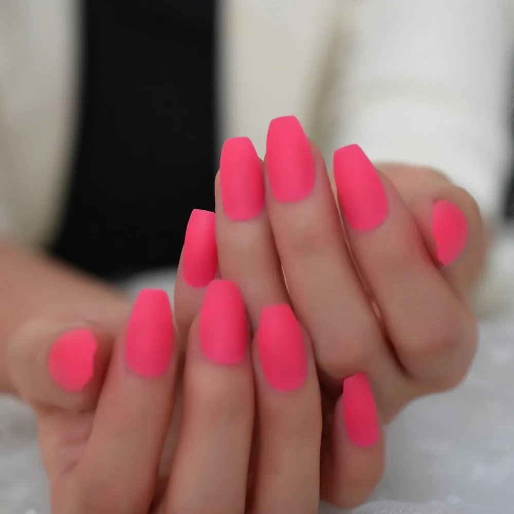 Pure Color Nails UV Polish Oval Faux Nails Light Taro Purple Glossy Nail Artificial Tips with Gluetabs 24pcs-Nail Inspo